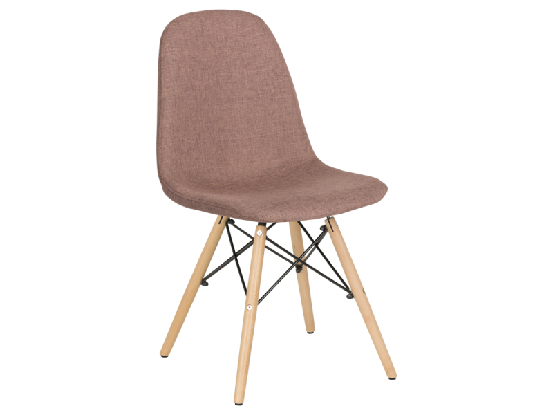 Трапезен стол Carmen 9963 - кафяв -