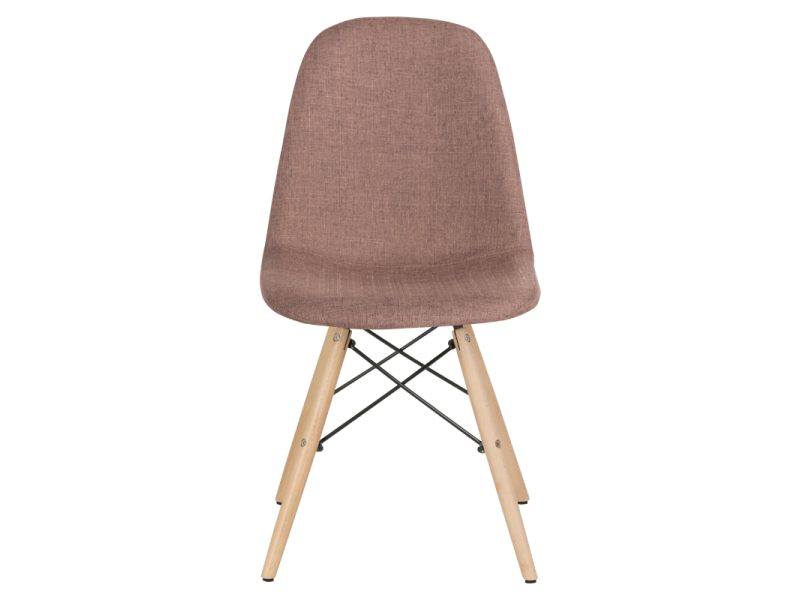 Трапезен стол Carmen 9963 - кафяв -