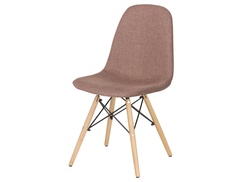 Трапезен стол Carmen 9963 - кафяв -