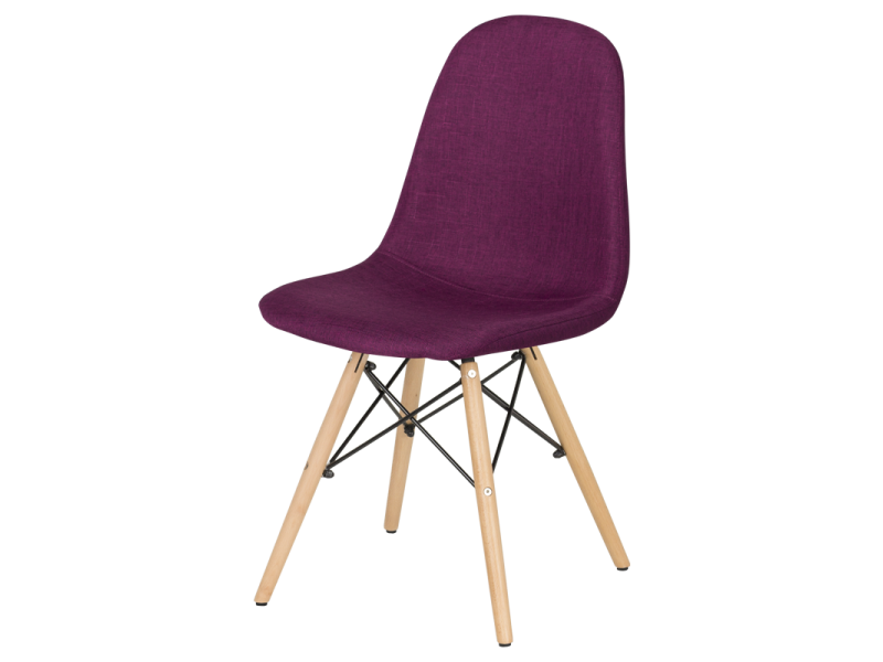 Трапезен стол Carmen 9963 - виолетов -