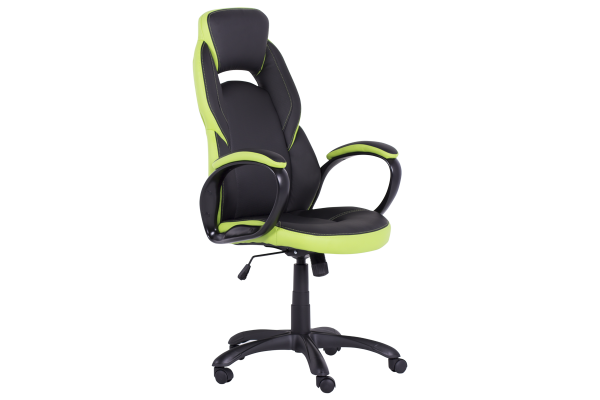 Президентски офис стол Carmen 7511 - черно-зелен