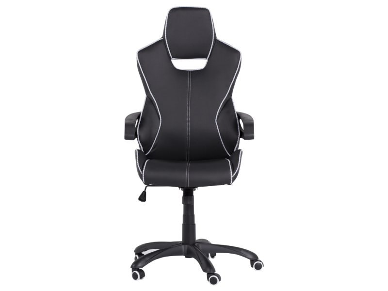 Президентски офис стол Carmen 7513 - черно-бял -