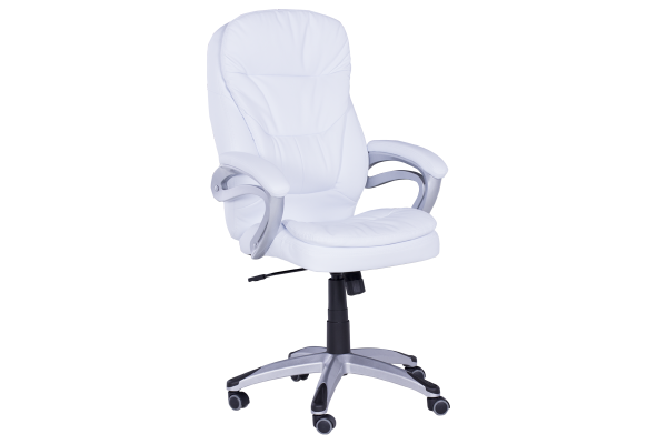 Президентски офис стол Carmen 6156 - бял