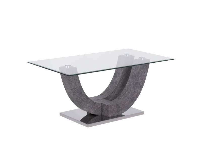 Холна маса OVAL - графит -