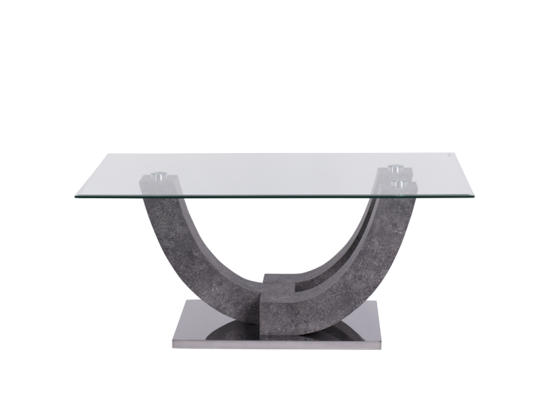 Холна маса OVAL - графит -