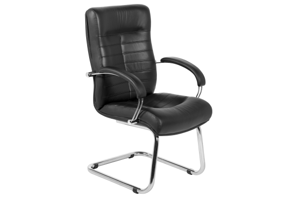 Посетителски стол Orion - черен LUX