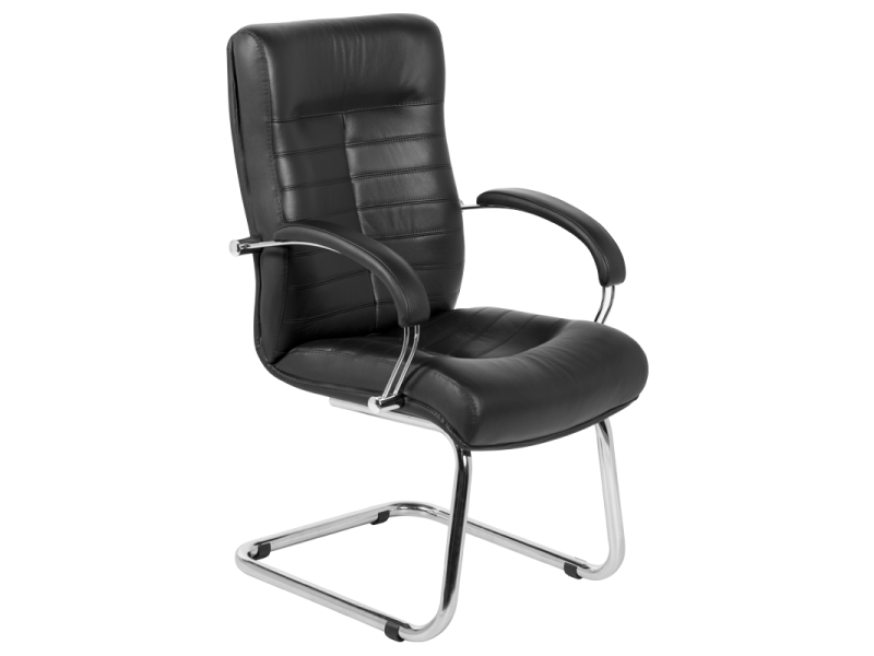 Посетителски стол Orion - черен LUX -