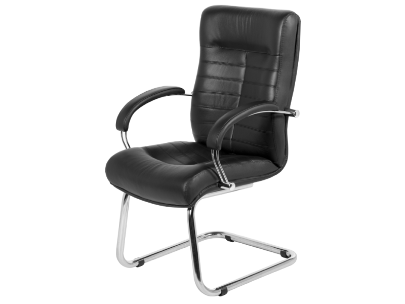 Посетителски стол Orion - черен LUX -