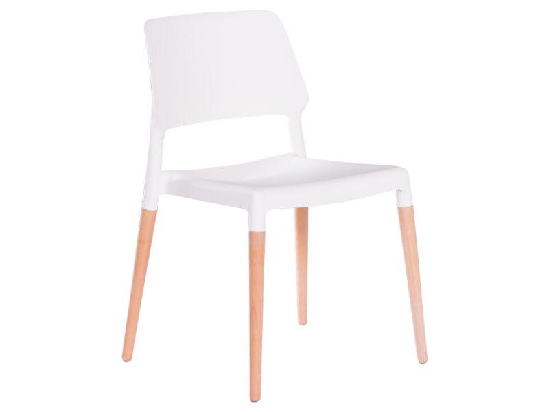 Трапезен стол Carmen 9967 - бял -