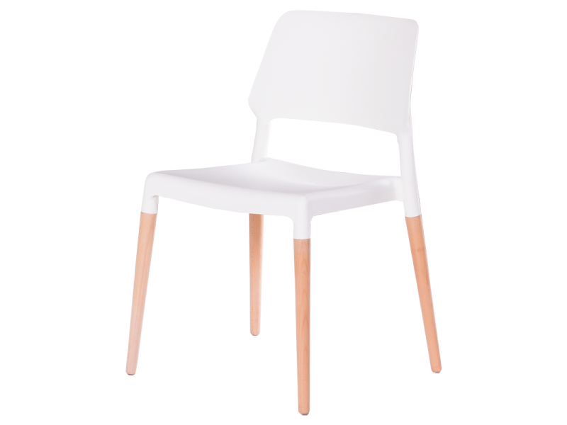 Трапезен стол Carmen 9967 - бял -