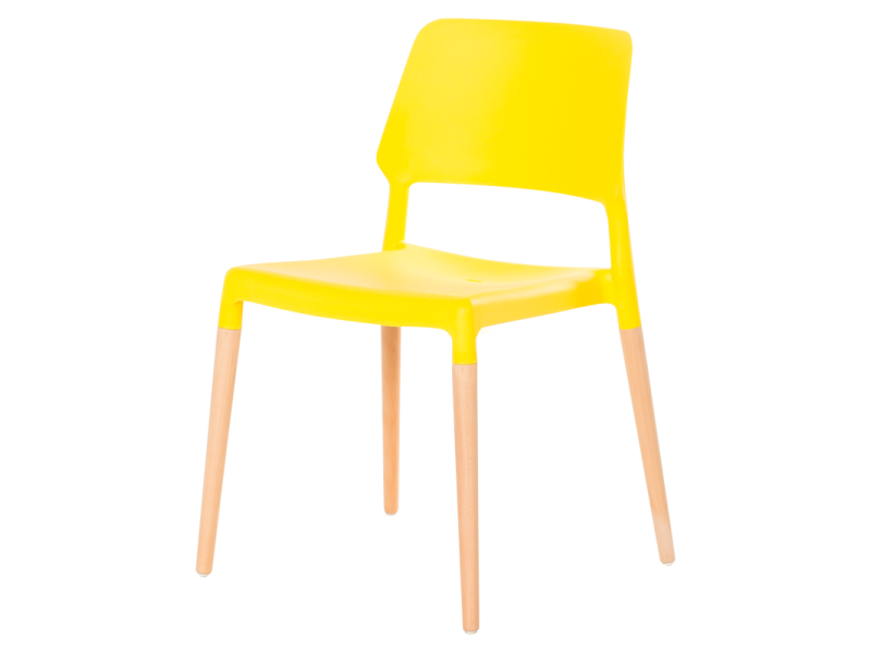 Трапезен стол Carmen 9967 - жълт - Трапезни столове