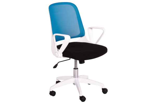 Работен офис стол Carmen 7033 - синьо - черен