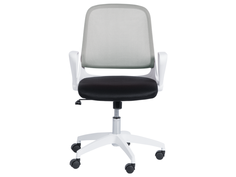 Работен офис стол Carmen 7033 - светло сиво - черен -