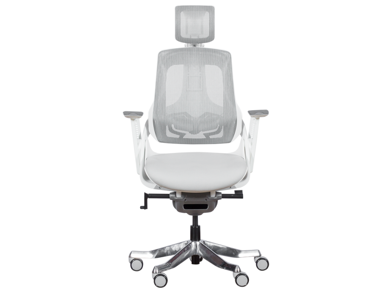 Президентски офис стол AMBRA - бял -