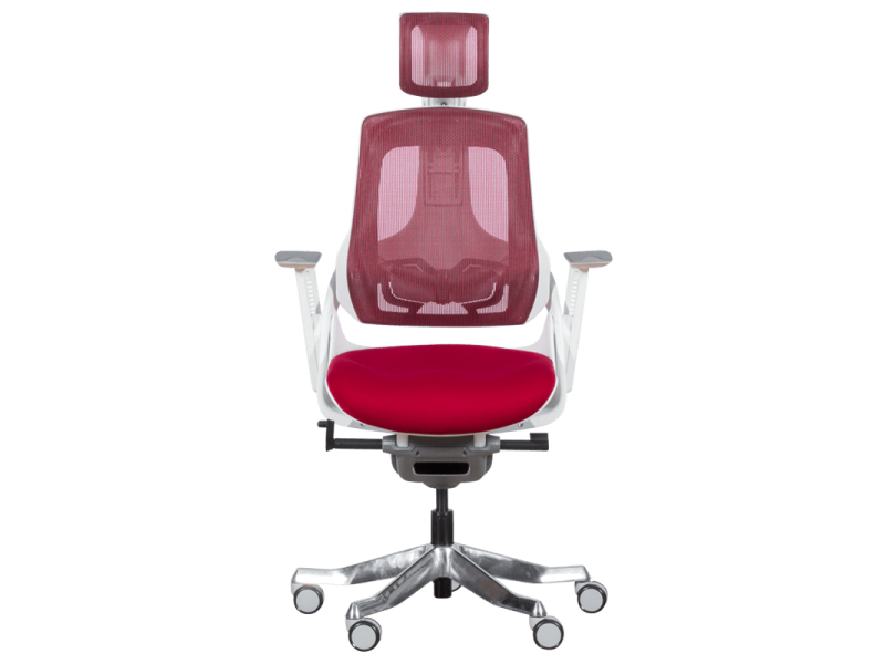 Президентски офис стол AMBRA - червен -