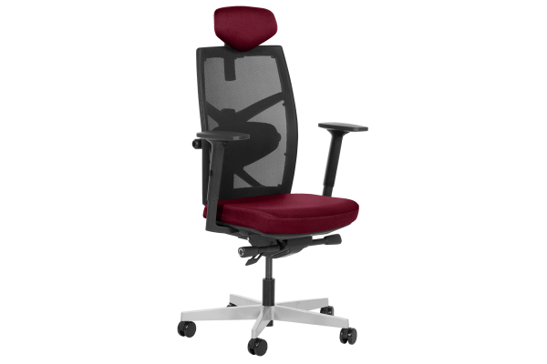 Президентски офис стол FREDO - бургунди