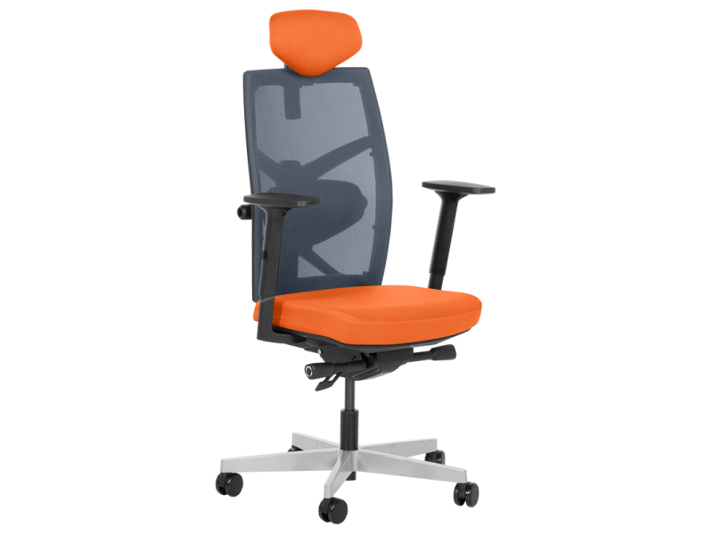 Президентски офис стол FREDO - оранжев -