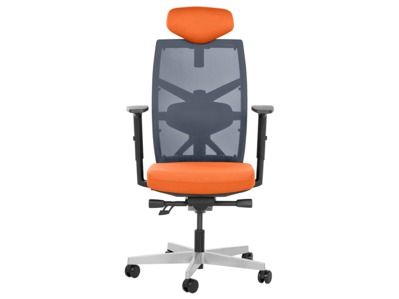 Президентски офис стол FREDO - оранжев -