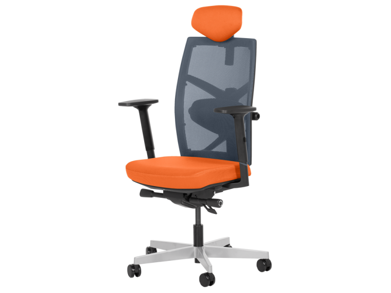 Президентски офис стол FREDO - оранжев -