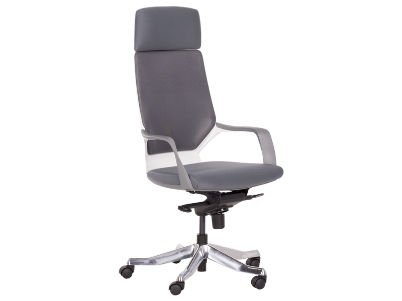 Президентски офис стол GINO - сив -