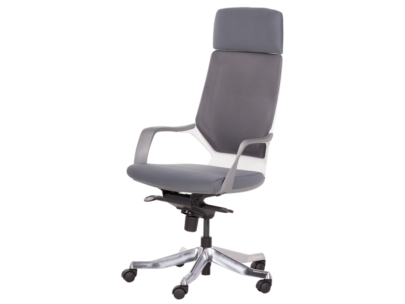 Президентски офис стол GINO - сив -