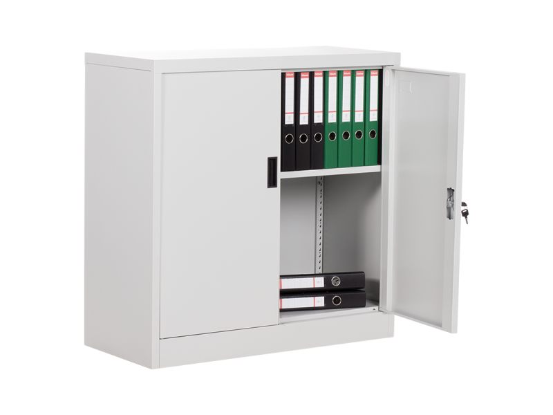 Метален шкаф Carmen CR-1233 L - сив -