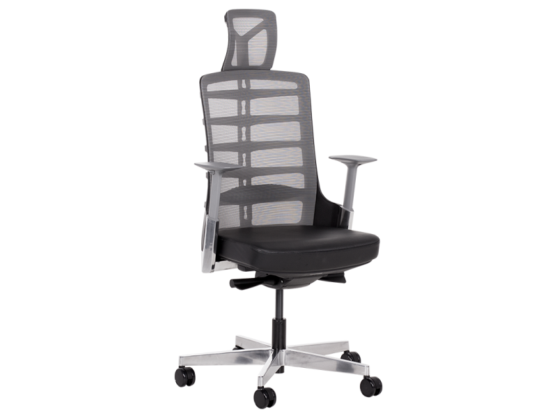 Президентски офис стол ALBERTO - черен -