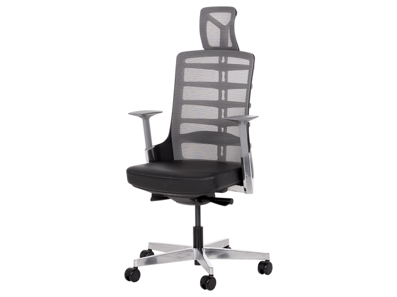 Президентски офис стол ALBERTO - черен -