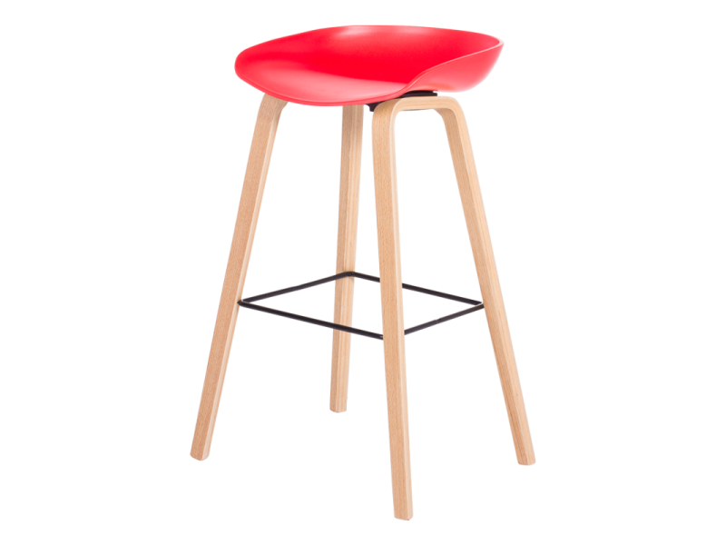 Бар стол Carmen 3078 - червен -