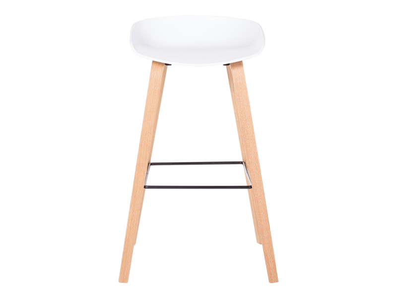 Бар стол Carmen 3078 - бял -