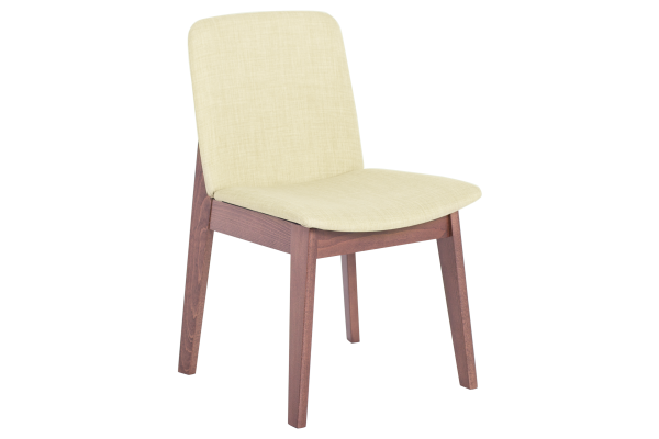 Трапезен стол RENATA - орех МВ / порцелан