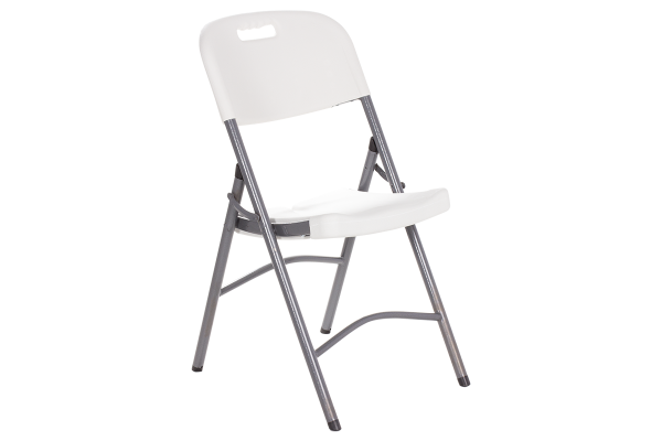 Пластмасов сгъваем стол 9936 - бял