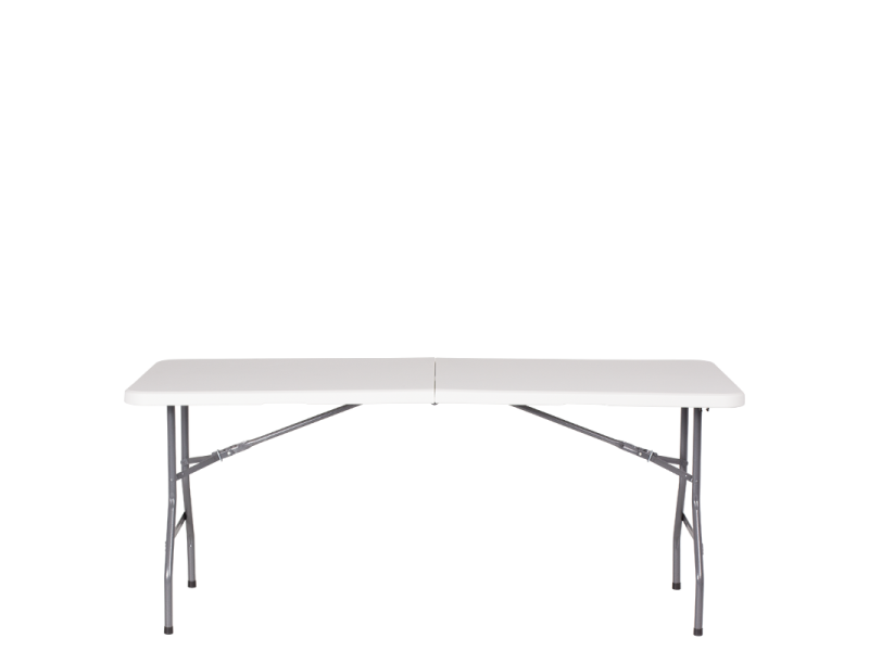 Пластмасова сгъваема маса 9937 - бяла -
