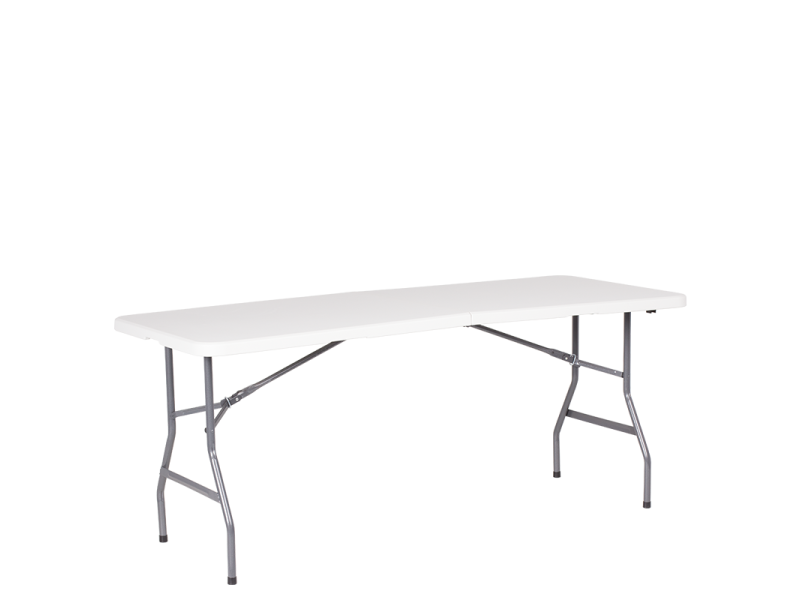 Пластмасова сгъваема маса 9937 - бяла -