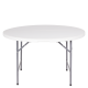 Пластмасова сгъваема маса 9939 - бяла -