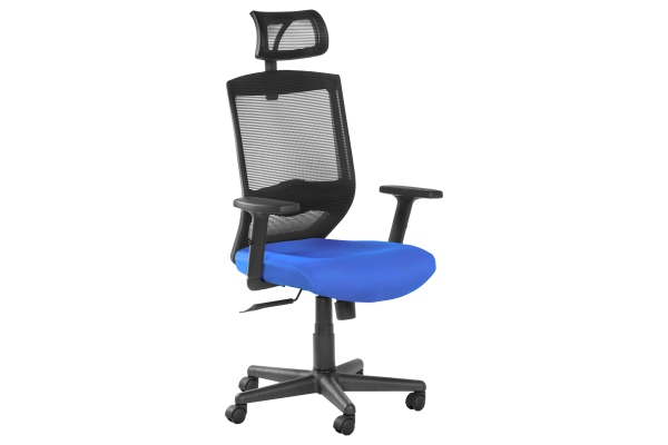 Президентски офис стол Carmen 7518 - син