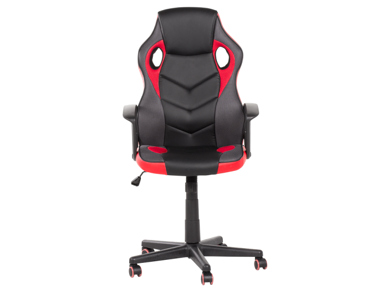 Геймърски стол Carmen 7519 - черно-червен -