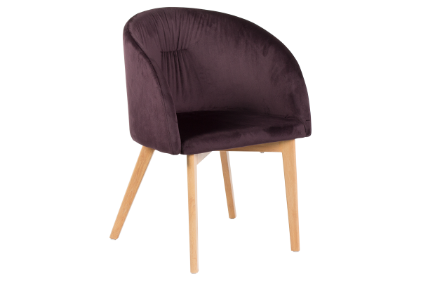 Трапезен стол Carmen 522 - тъмно кафяв