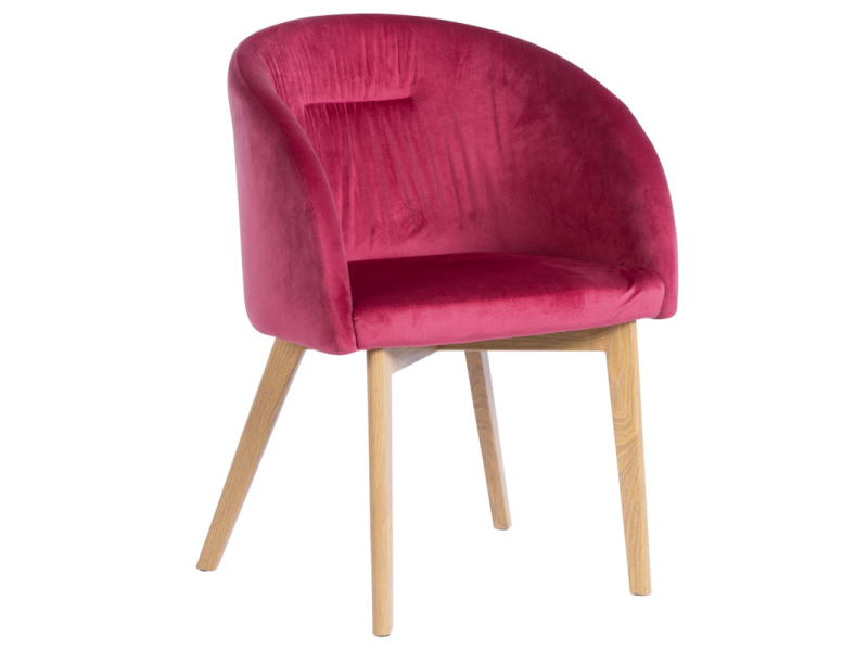 Трапезен стол Carmen 522 - бордо -