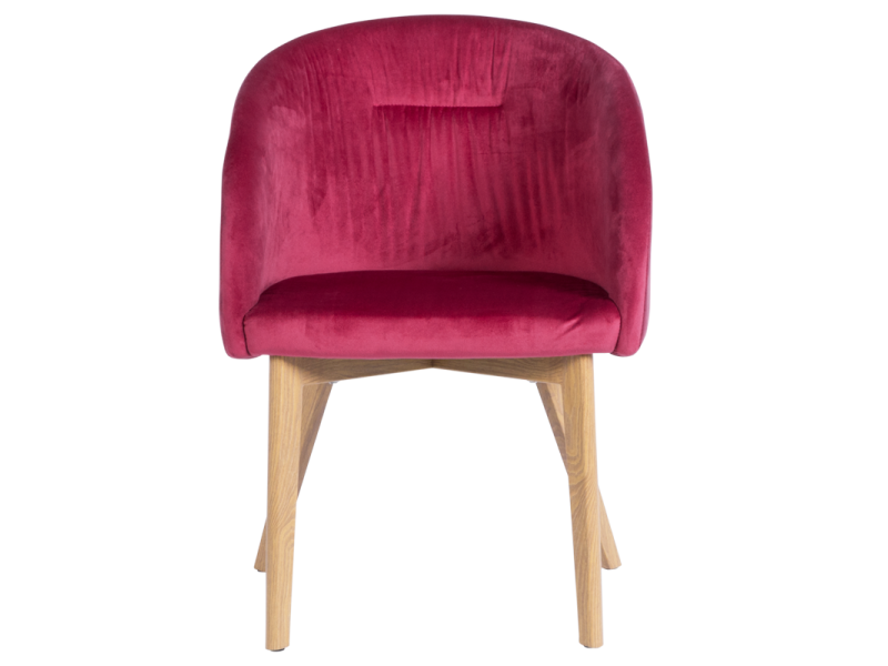 Трапезен стол Carmen 522 - бордо -