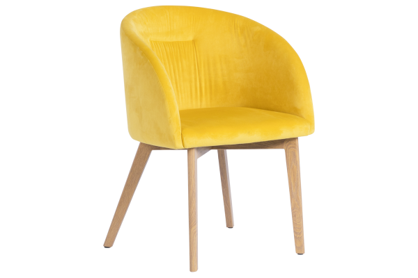 Трапезен стол Carmen 522 - жълт