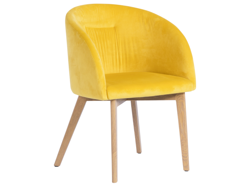 Трапезен стол Carmen 522 - жълт -