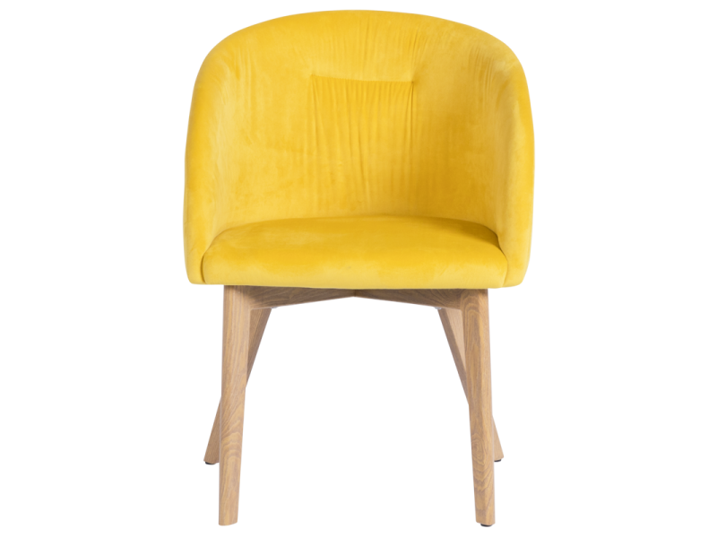 Трапезен стол Carmen 522 - жълт -