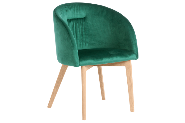 Трапезен стол Carmen 522 - тъмно зелен