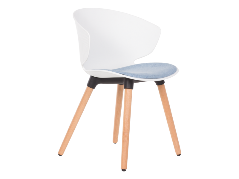 Трапезен стол Carmen 9969 - бял -