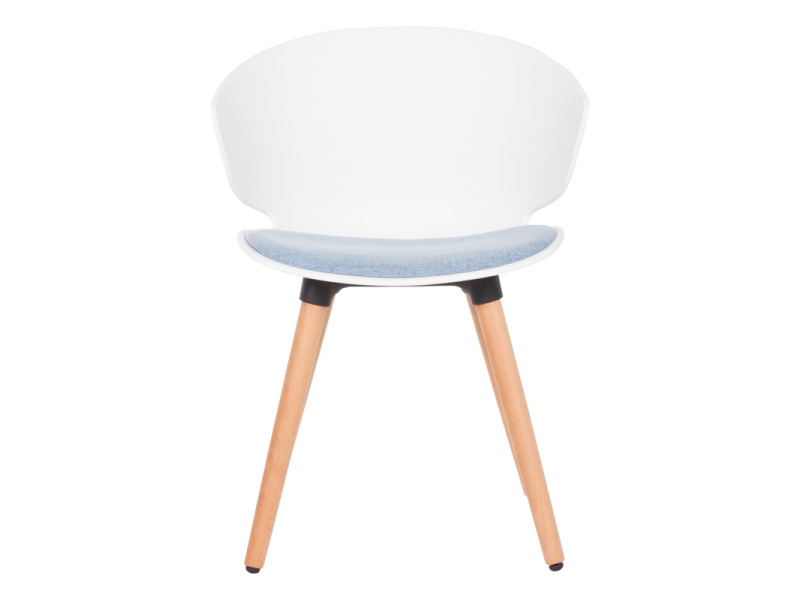 Трапезен стол Carmen 9969 - бял -