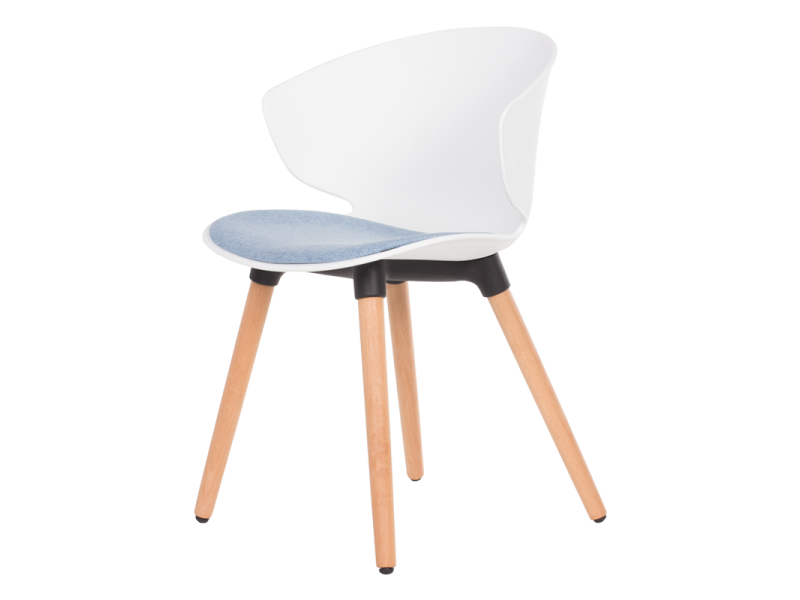 Трапезен стол Carmen 9969 - бял -