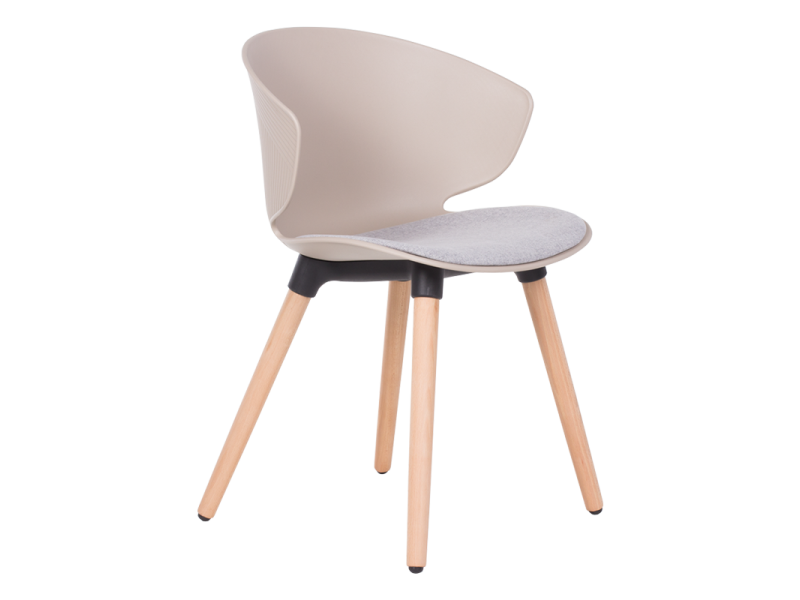 Трапезен стол Carmen 9969 - бежов -