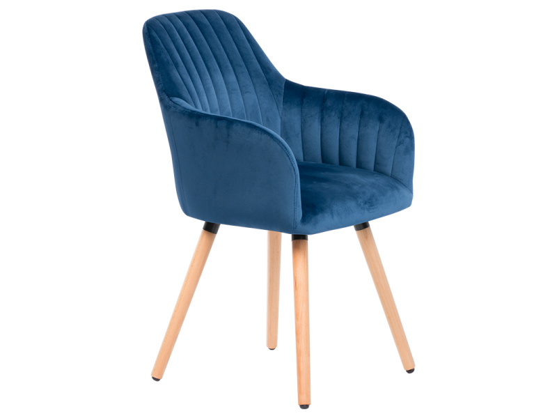 Трапезен стол Carmen 9970 - син -