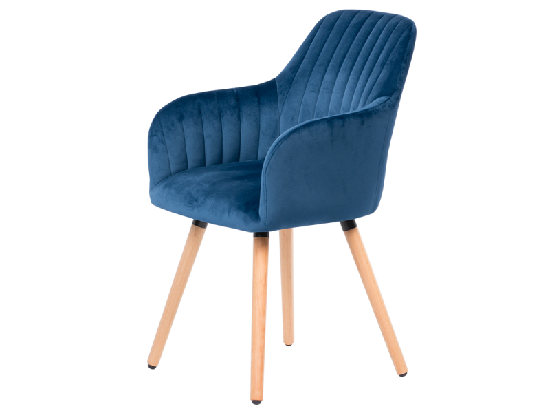 Трапезен стол Carmen 9970 - син -